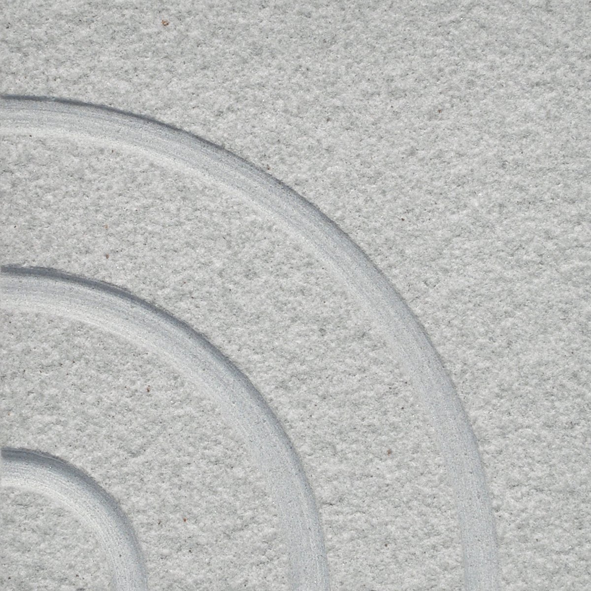 Circle Design Grey Sand Blasted Sandston