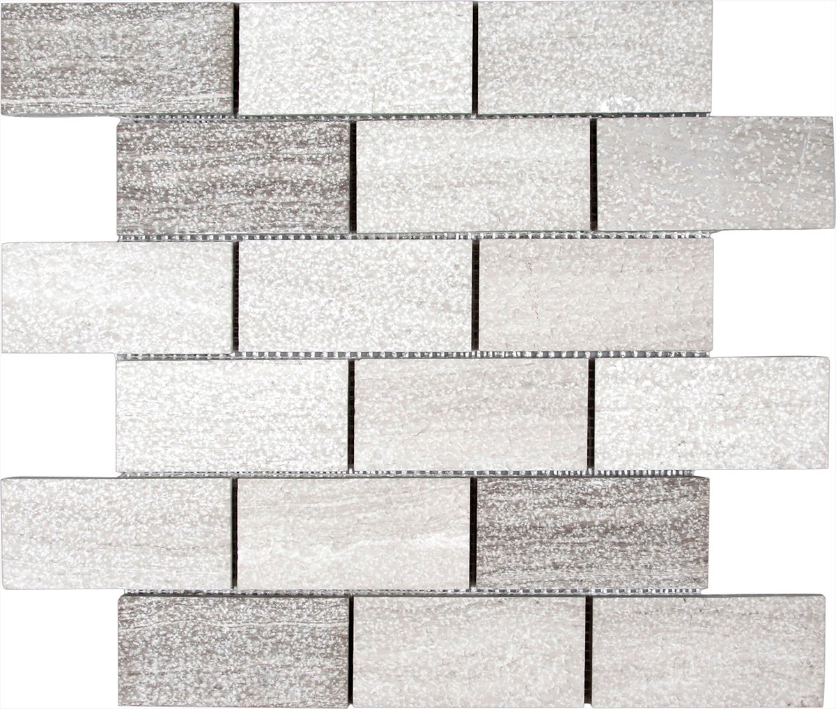 Bush Hammered Mosaic Limestone