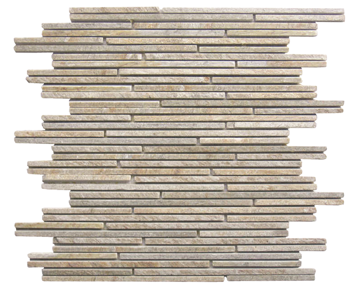 Beige Quartzite Baguette Interlocking