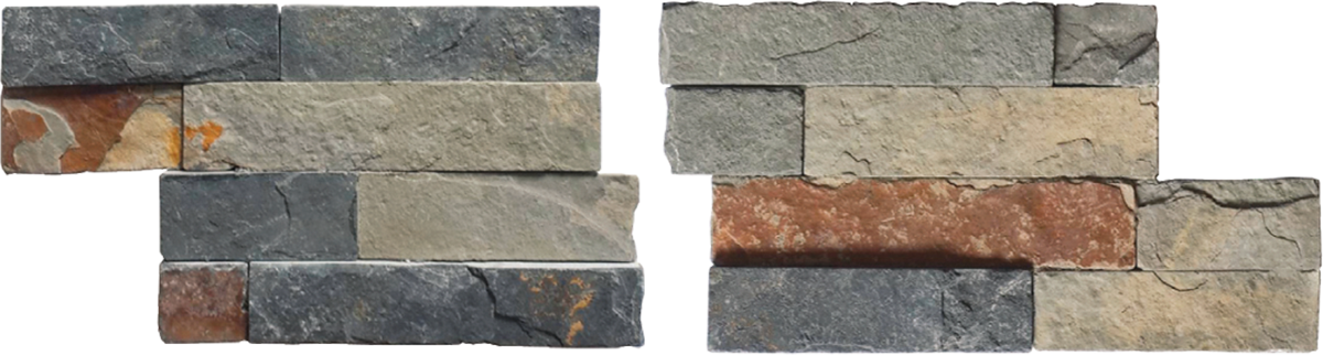 Rust Slate Angle Pieces Wall Cladding