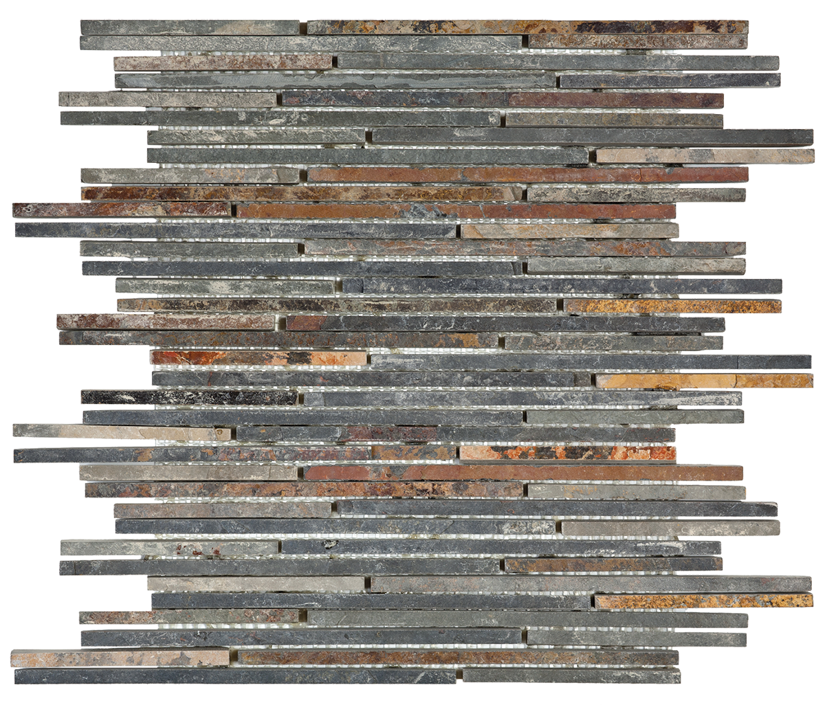 Rust Slate Mini Baguette Interlocking