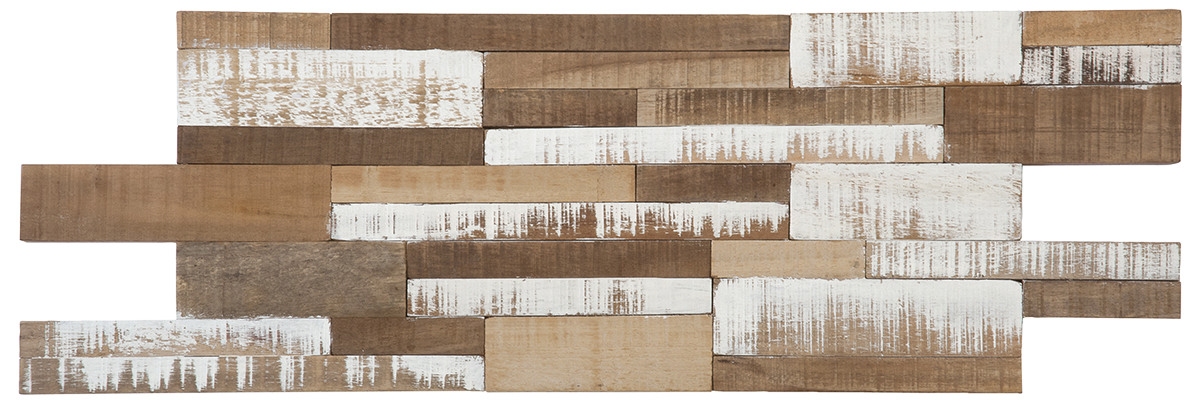 Washed Wood Brick Mix Interlocking