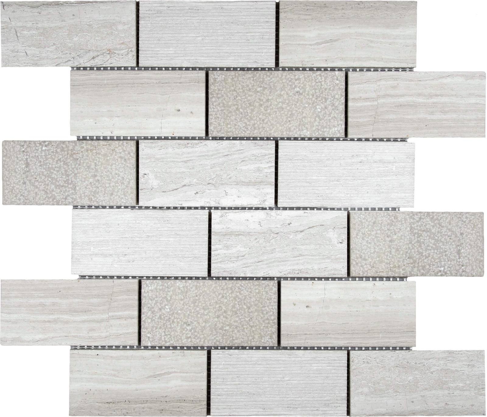 Multi Finish Mosaic Limestone - 2